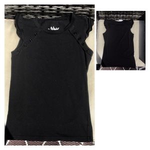 Black Girls T-Shirt Cap Sleeves 10/12